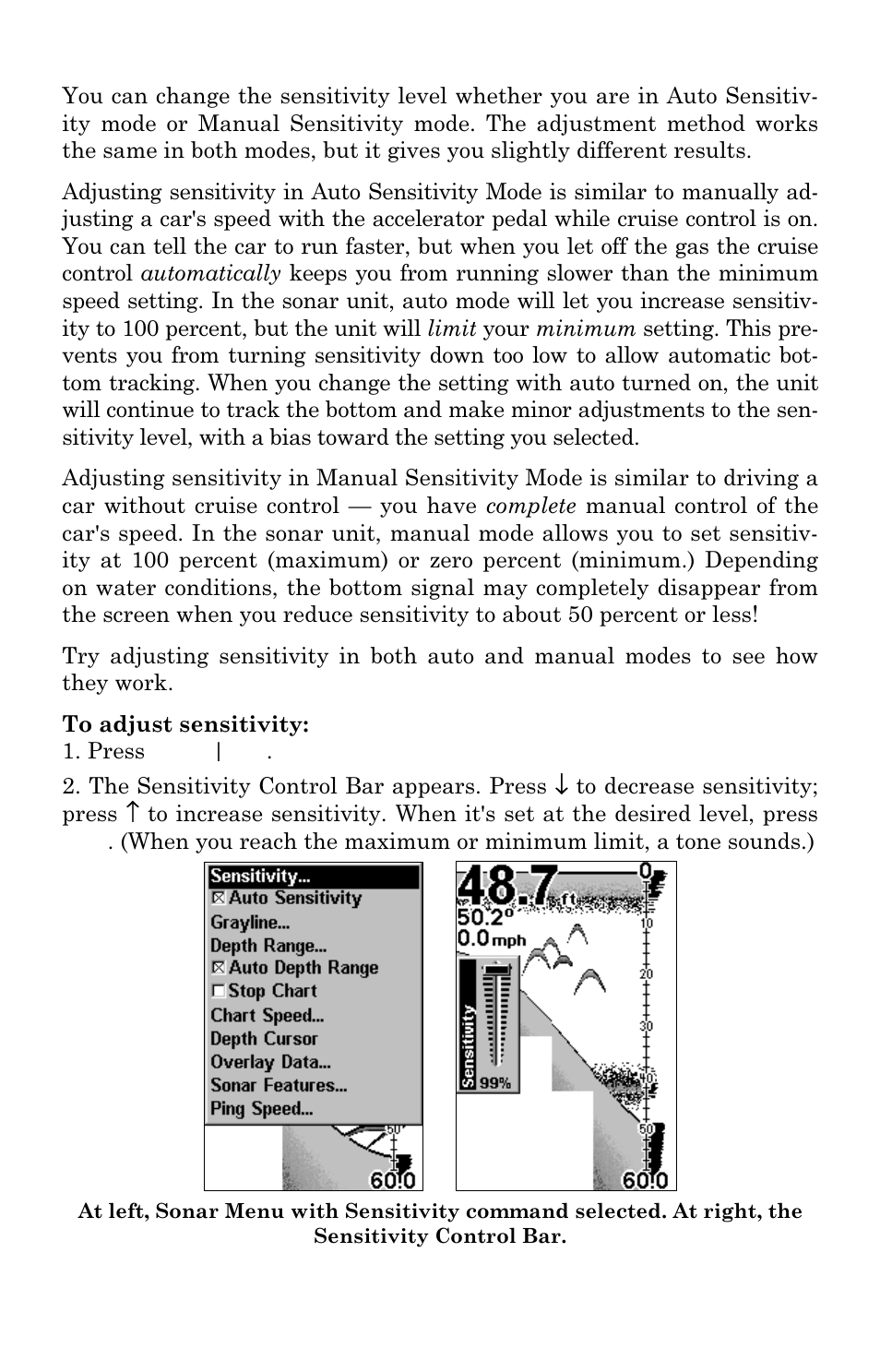 Eagle Electronics Cuda 240 S/GPS User Manual | Page 45 / 140