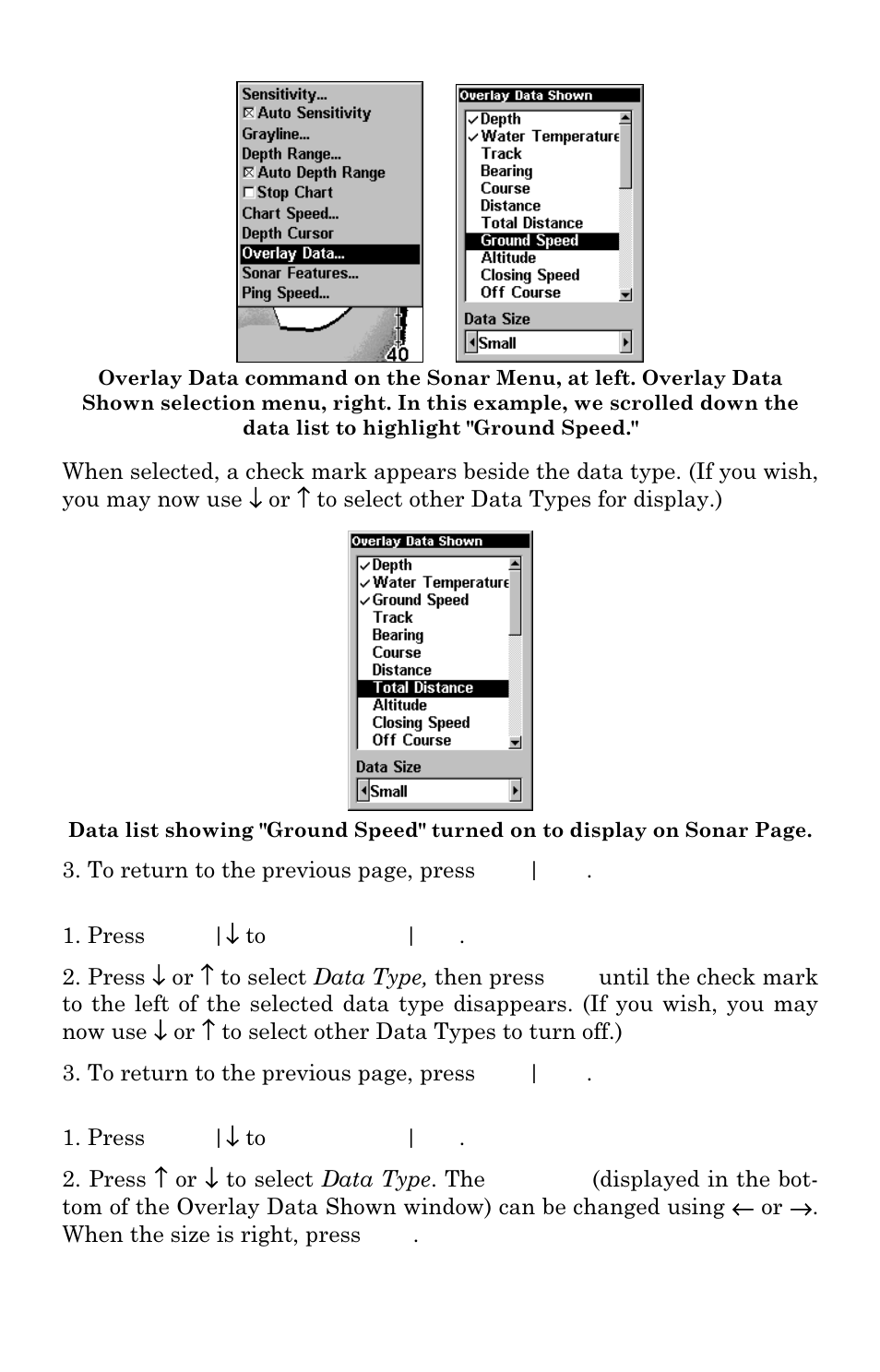 Eagle Electronics Cuda 240 S/GPS User Manual | Page 59 / 140