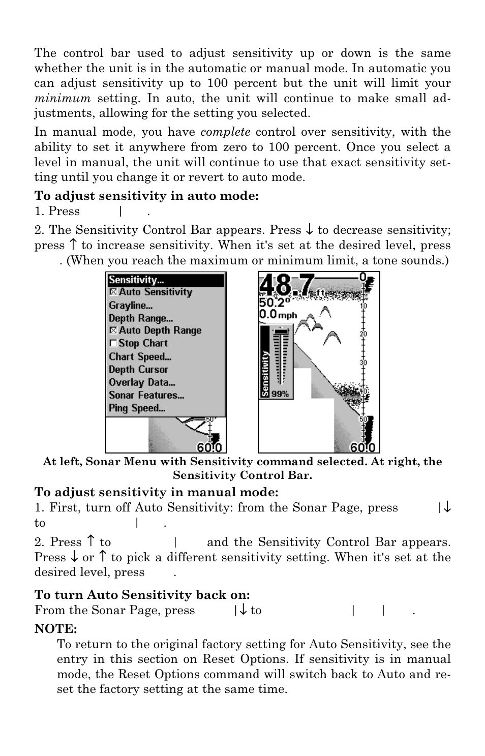Eagle Electronics Cuda 240 S/GPS User Manual | Page 63 / 140