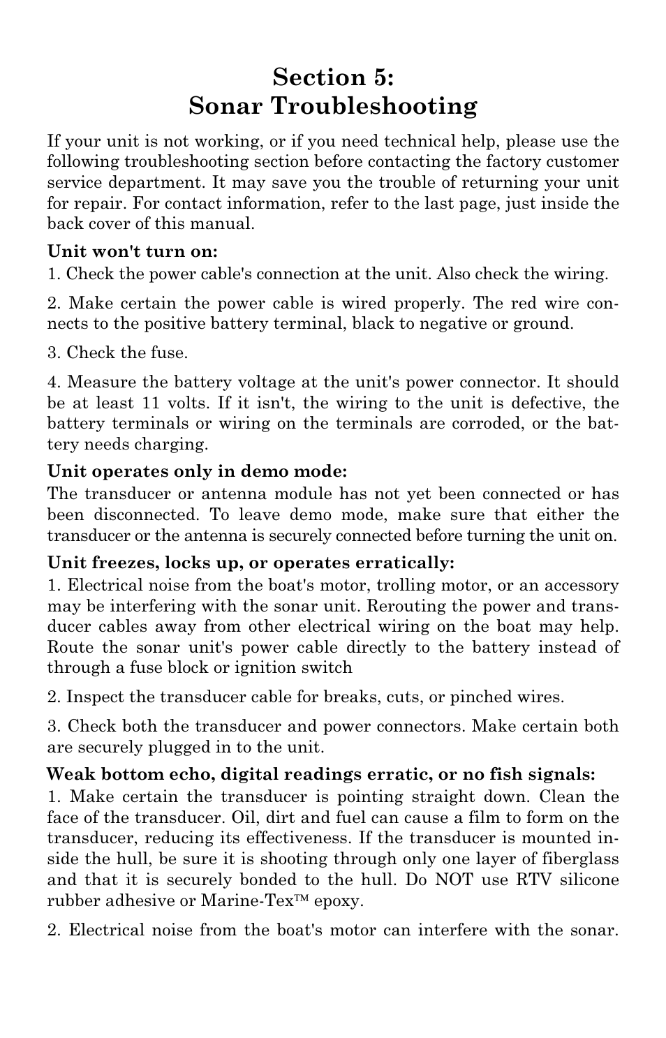 Eagle Electronics Cuda 240 S/GPS User Manual | Page 71 / 140