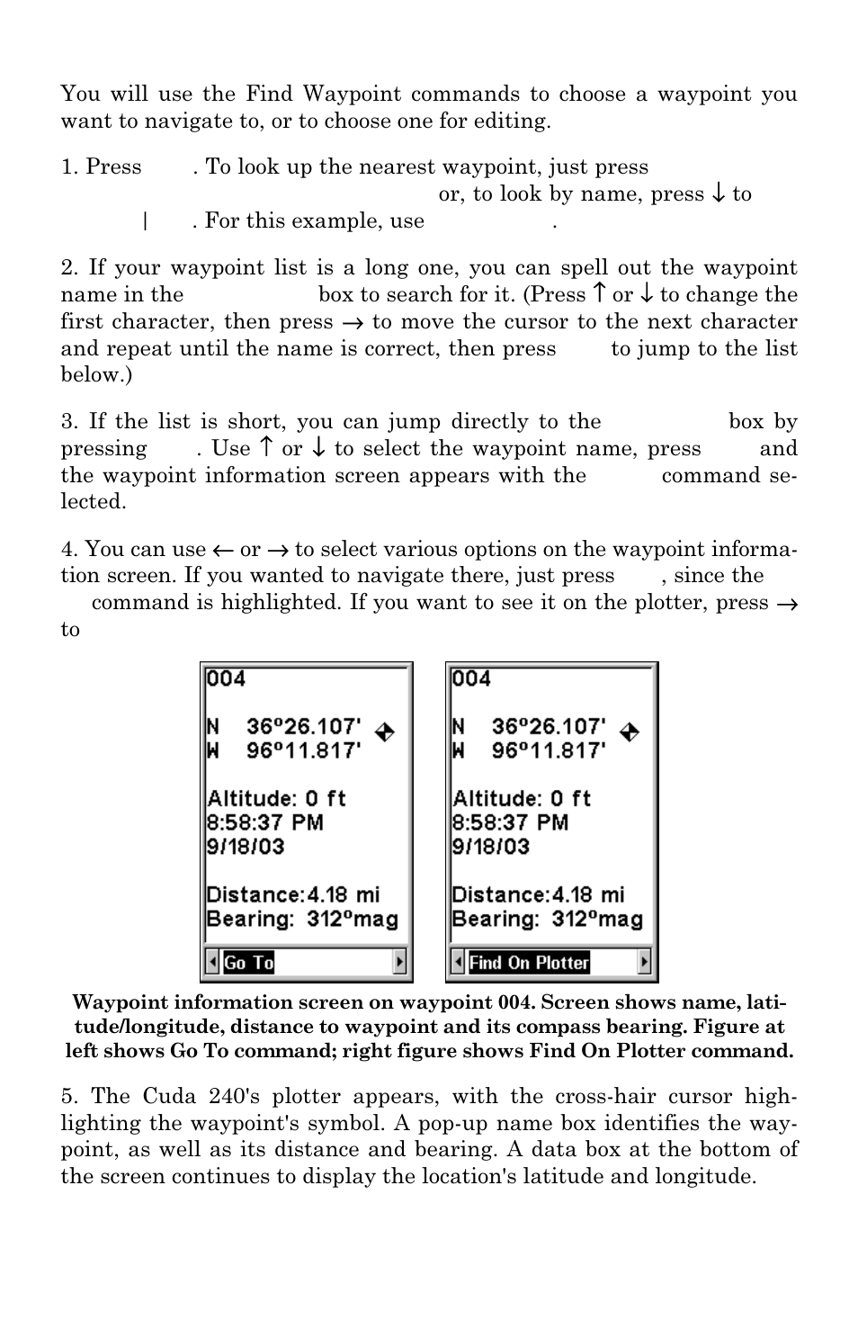 Eagle Electronics Cuda 240 S/GPS User Manual | Page 93 / 140