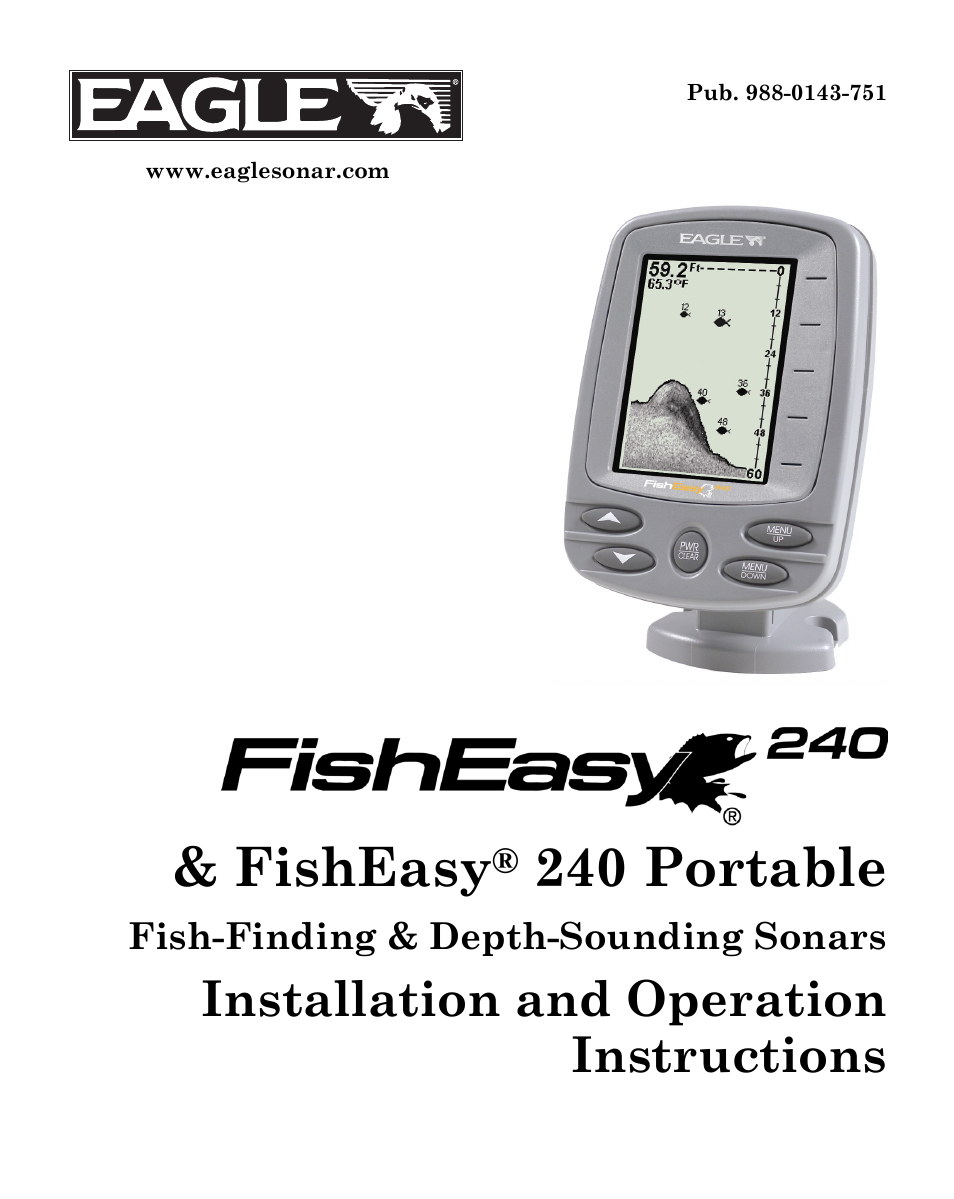 Eagle Electronics FISHEASY 240 User Manual | 92 pages