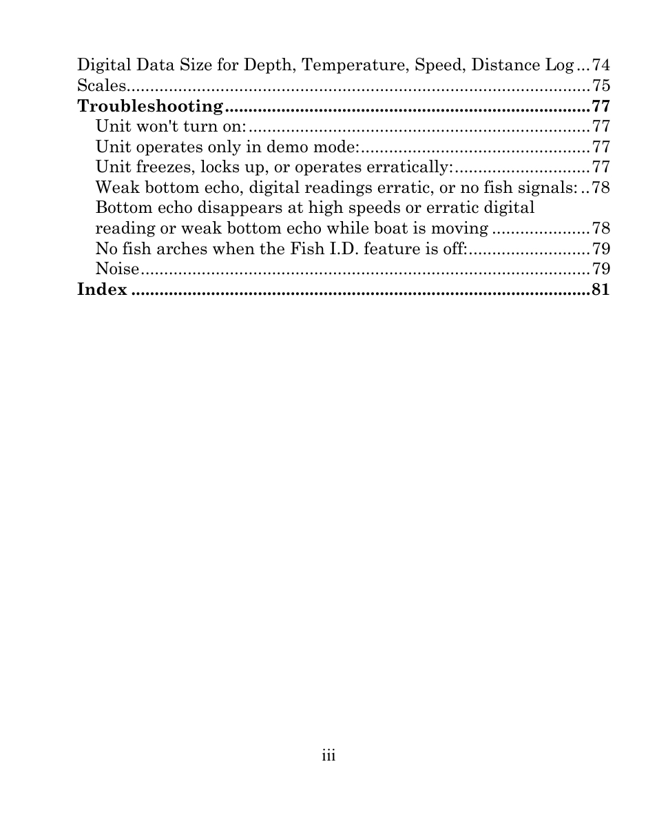 Eagle Electronics FISHEASY 240 User Manual | Page 5 / 92