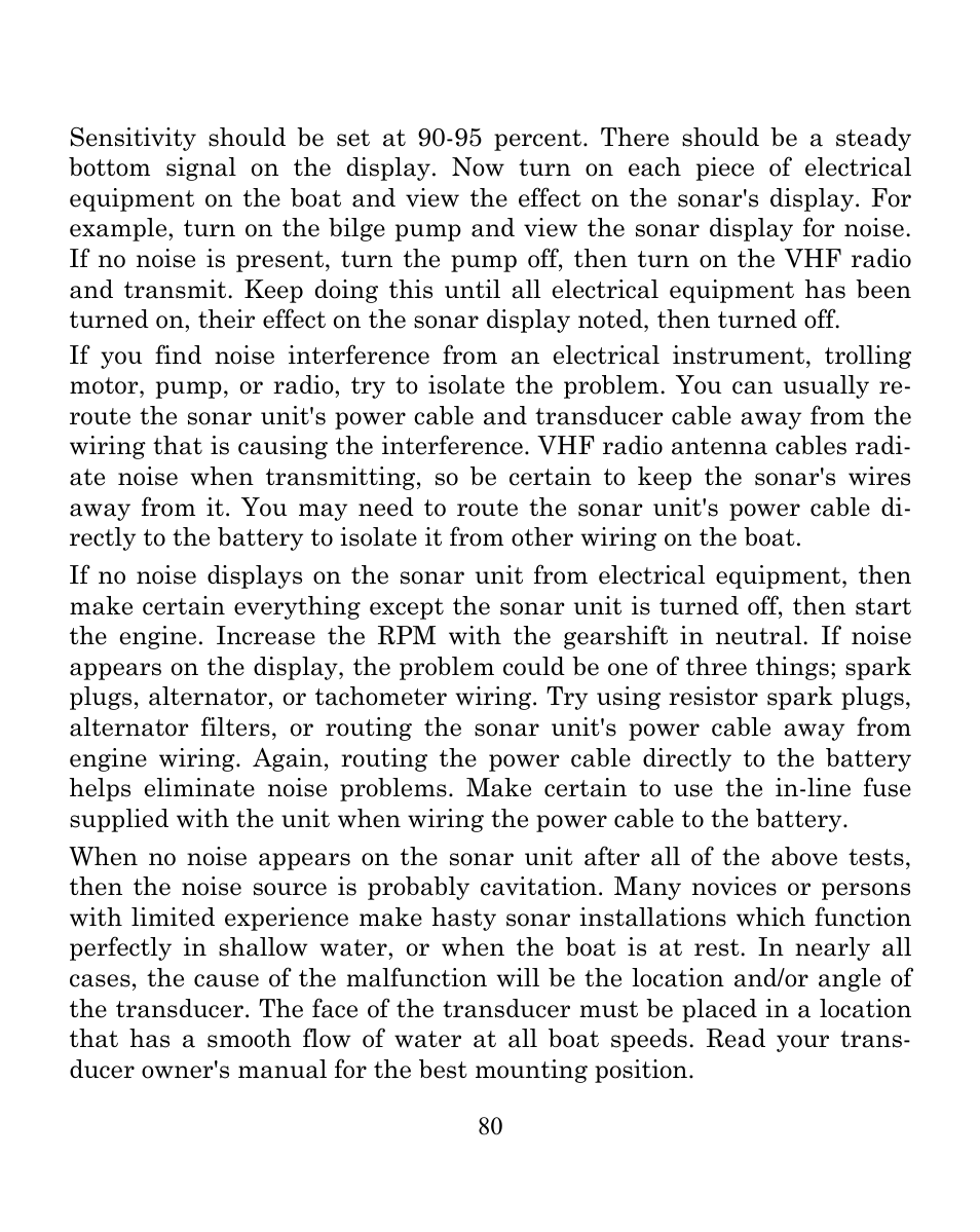 Eagle Electronics FISHEASY 240 User Manual | Page 86 / 92