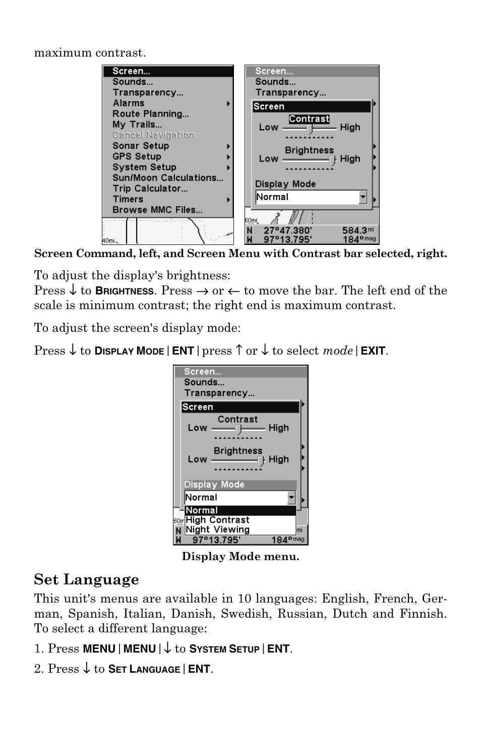 Set language | Eagle Electronics FishElite User Manual | Page 168 / 204