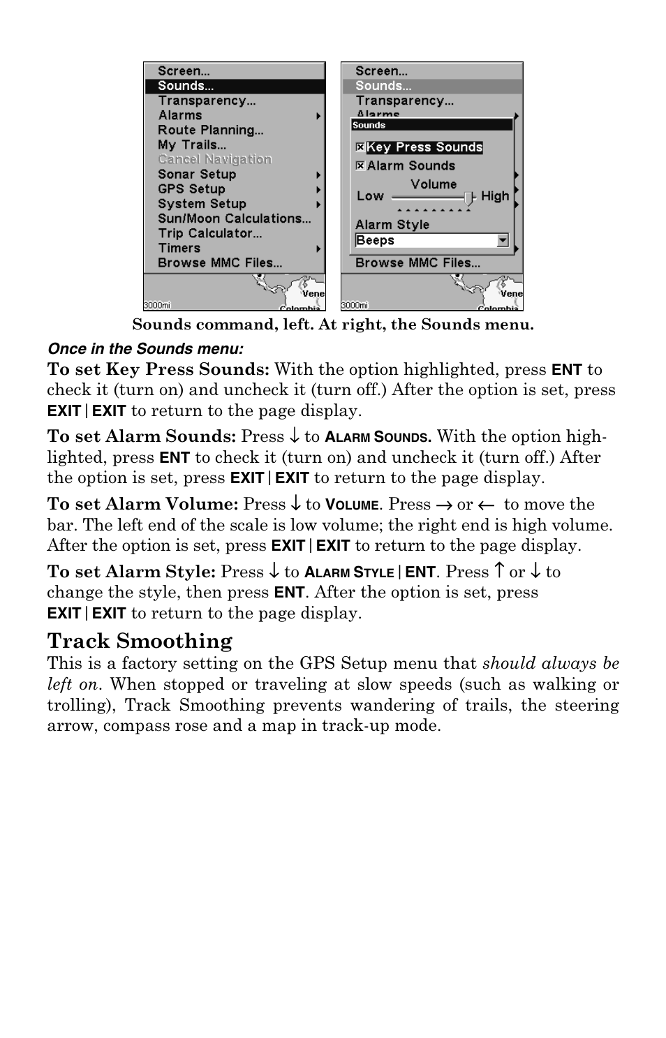 Track smoothing | Eagle Electronics FishElite User Manual | Page 171 / 204