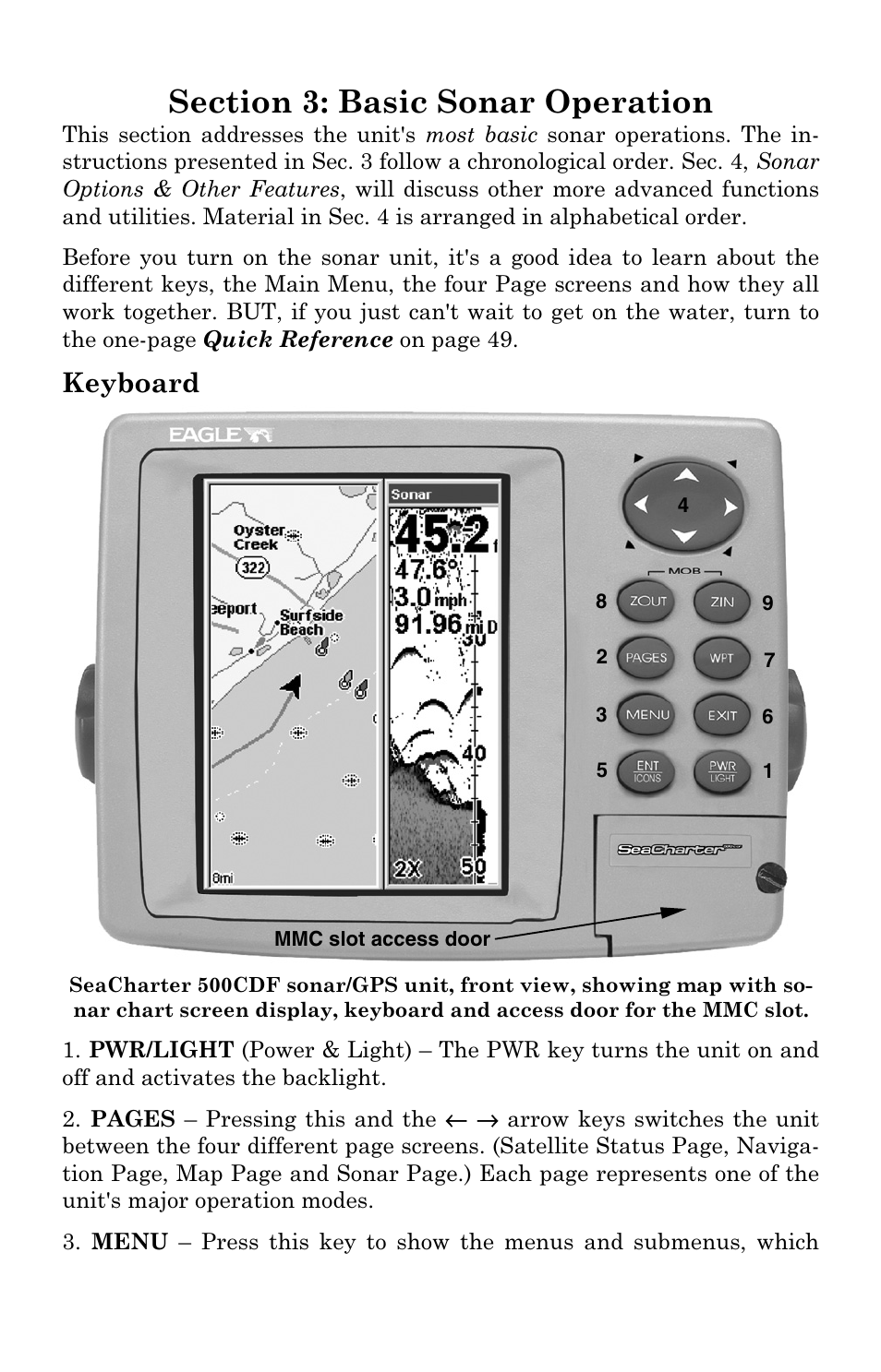 Keyboard | Eagle Electronics FishElite User Manual | Page 49 / 204