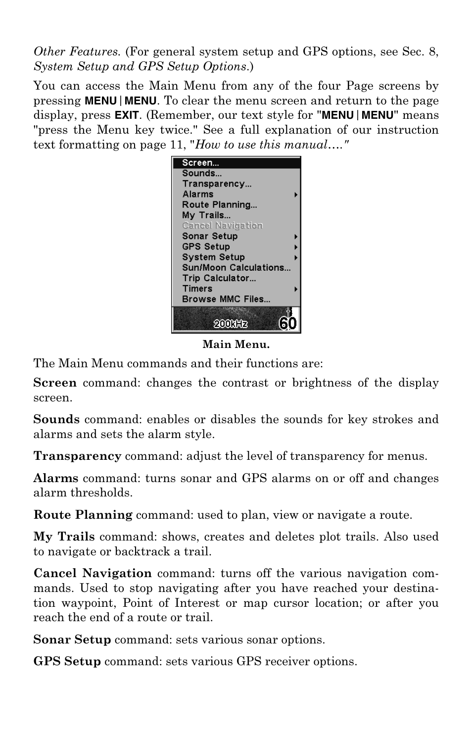 Eagle Electronics FishElite User Manual | Page 51 / 204