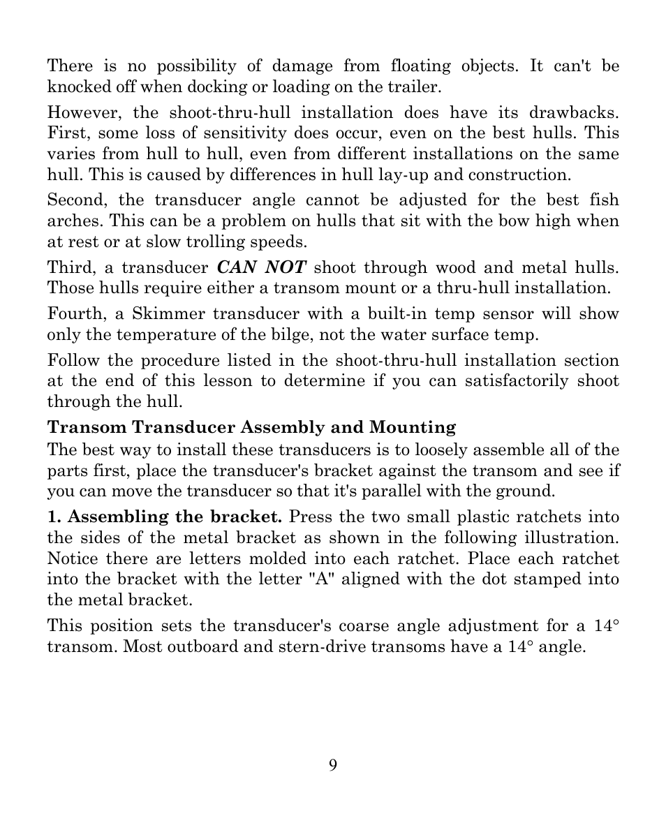 Eagle Electronics CUDA 242 User Manual | Page 13 / 72