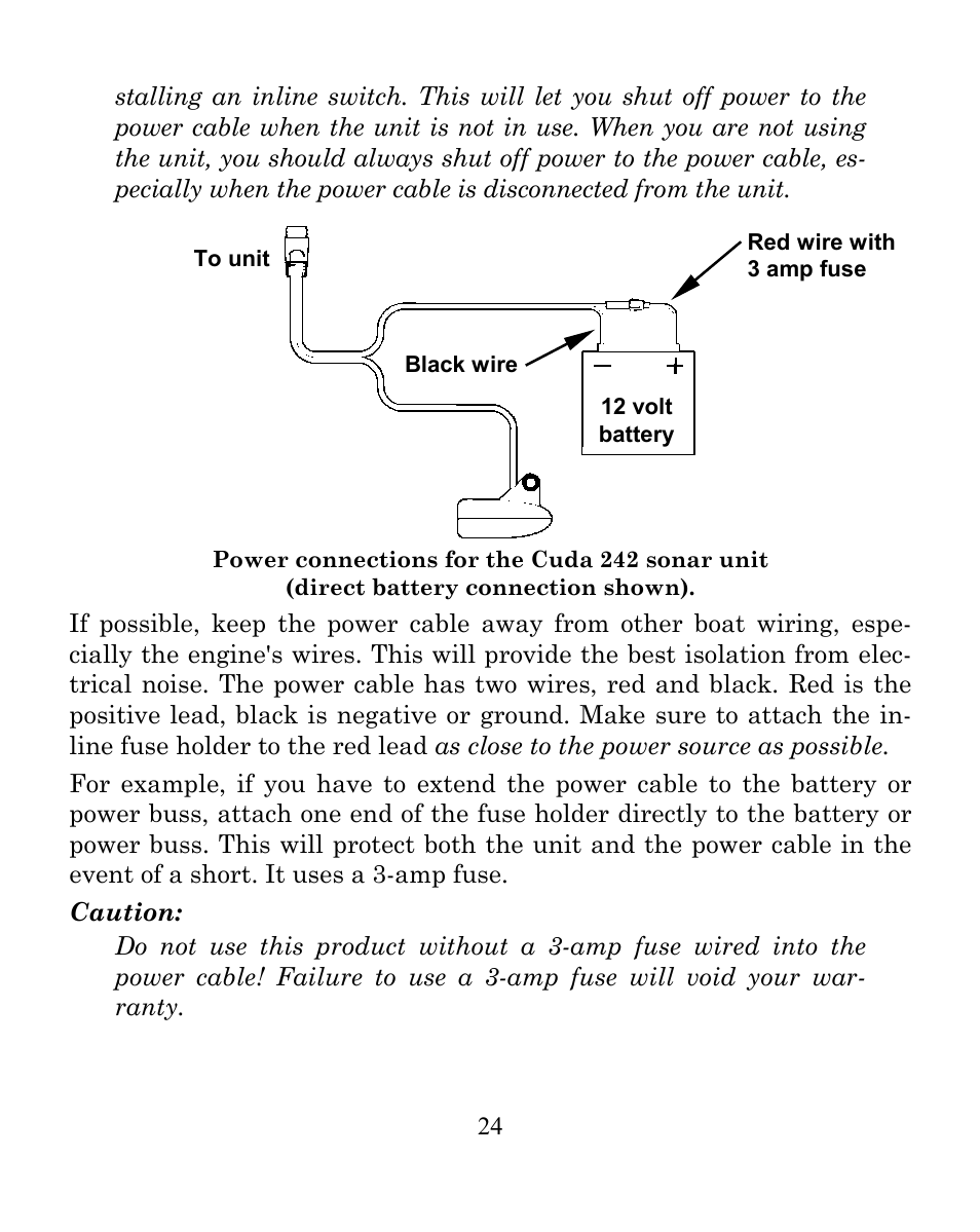 Eagle Electronics CUDA 242 User Manual | Page 28 / 72