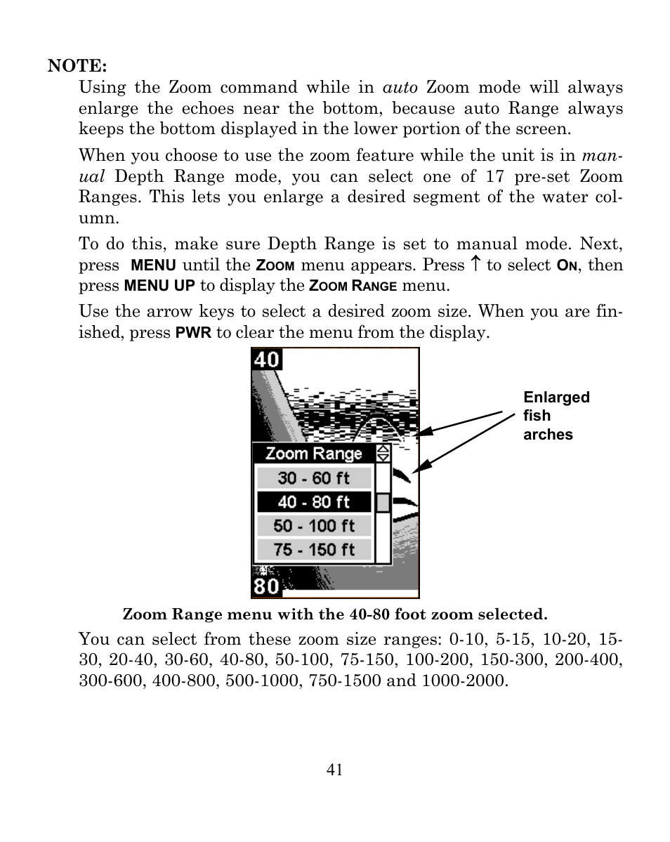 Eagle Electronics CUDA 242 User Manual | Page 45 / 72