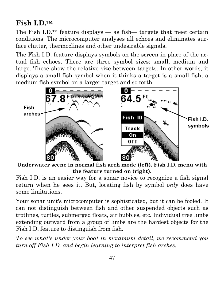 Fish i.d | Eagle Electronics CUDA 242 User Manual | Page 51 / 72