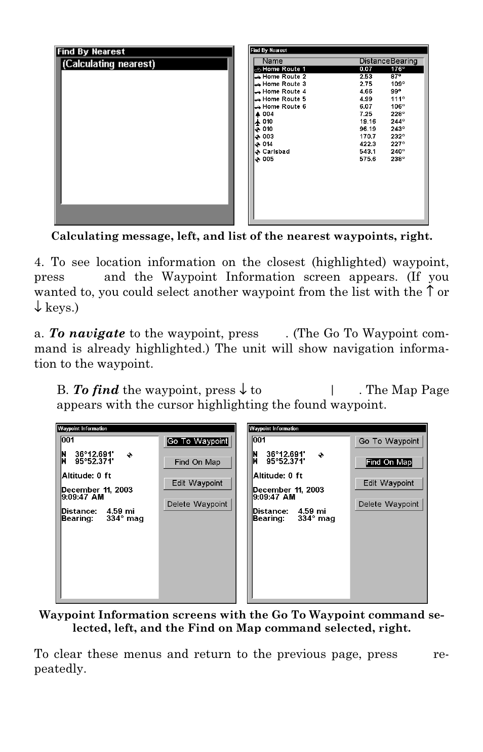 Eagle Electronics IntelliMap 480 User Manual | Page 113 / 128