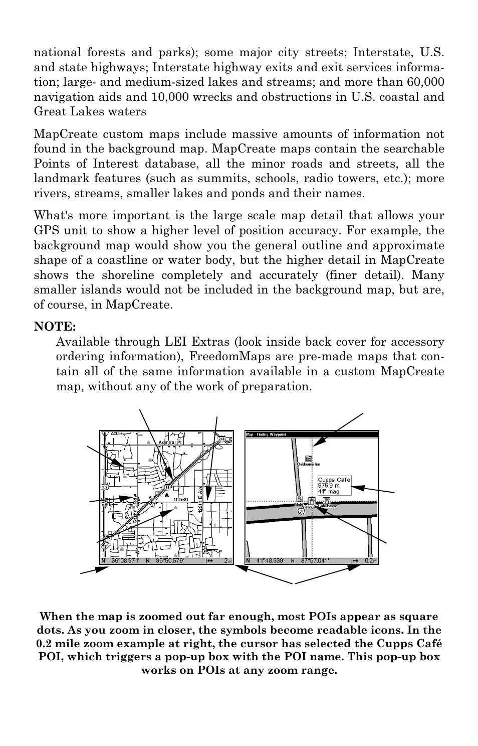 Eagle Electronics IntelliMap 480 User Manual | Page 36 / 128