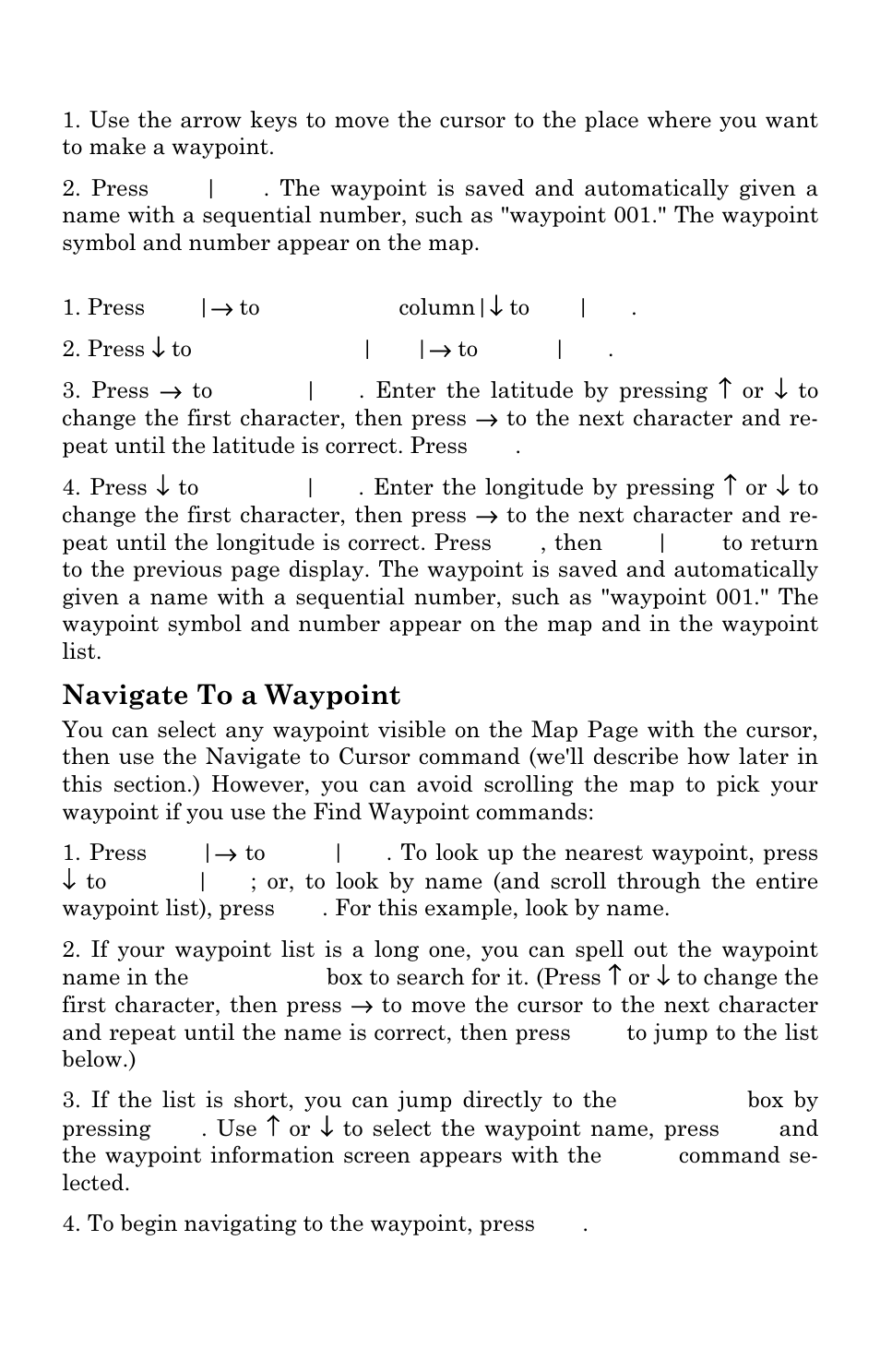 Navigate to a waypoint | Eagle Electronics IntelliMap 480 User Manual | Page 45 / 128