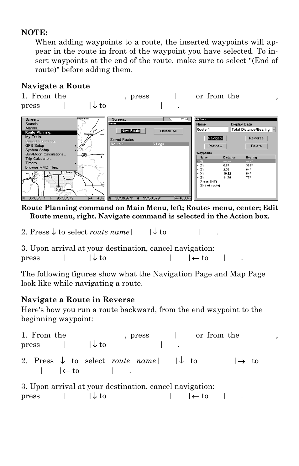 Eagle Electronics IntelliMap 480 User Manual | Page 64 / 128