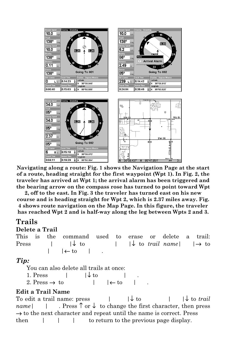 Trails | Eagle Electronics IntelliMap 480 User Manual | Page 65 / 128