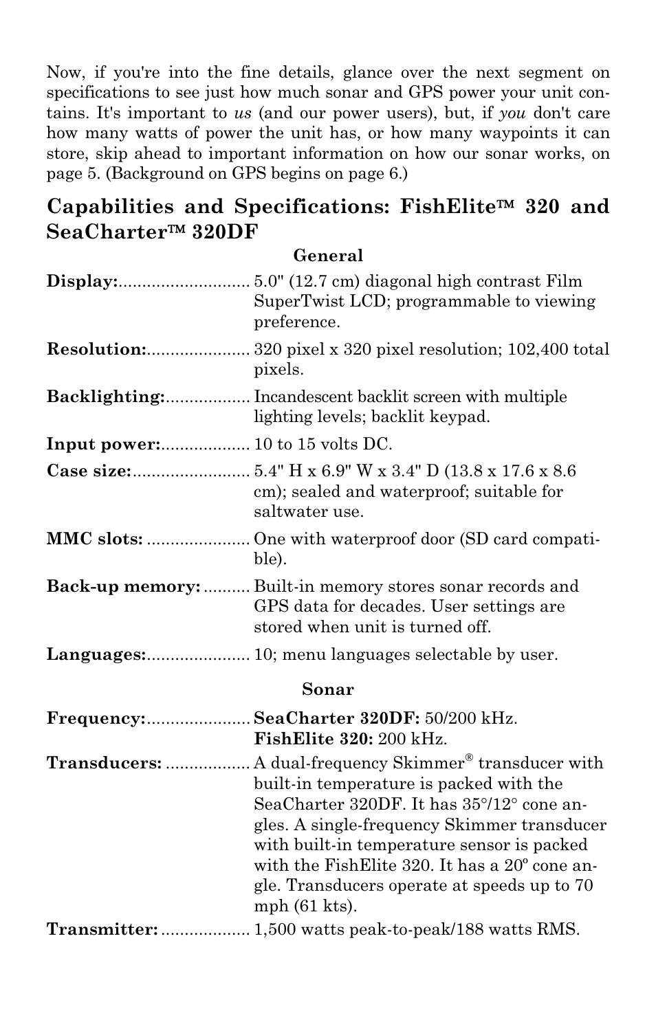 Eagle Electronics FishElite User Manual | Page 11 / 200