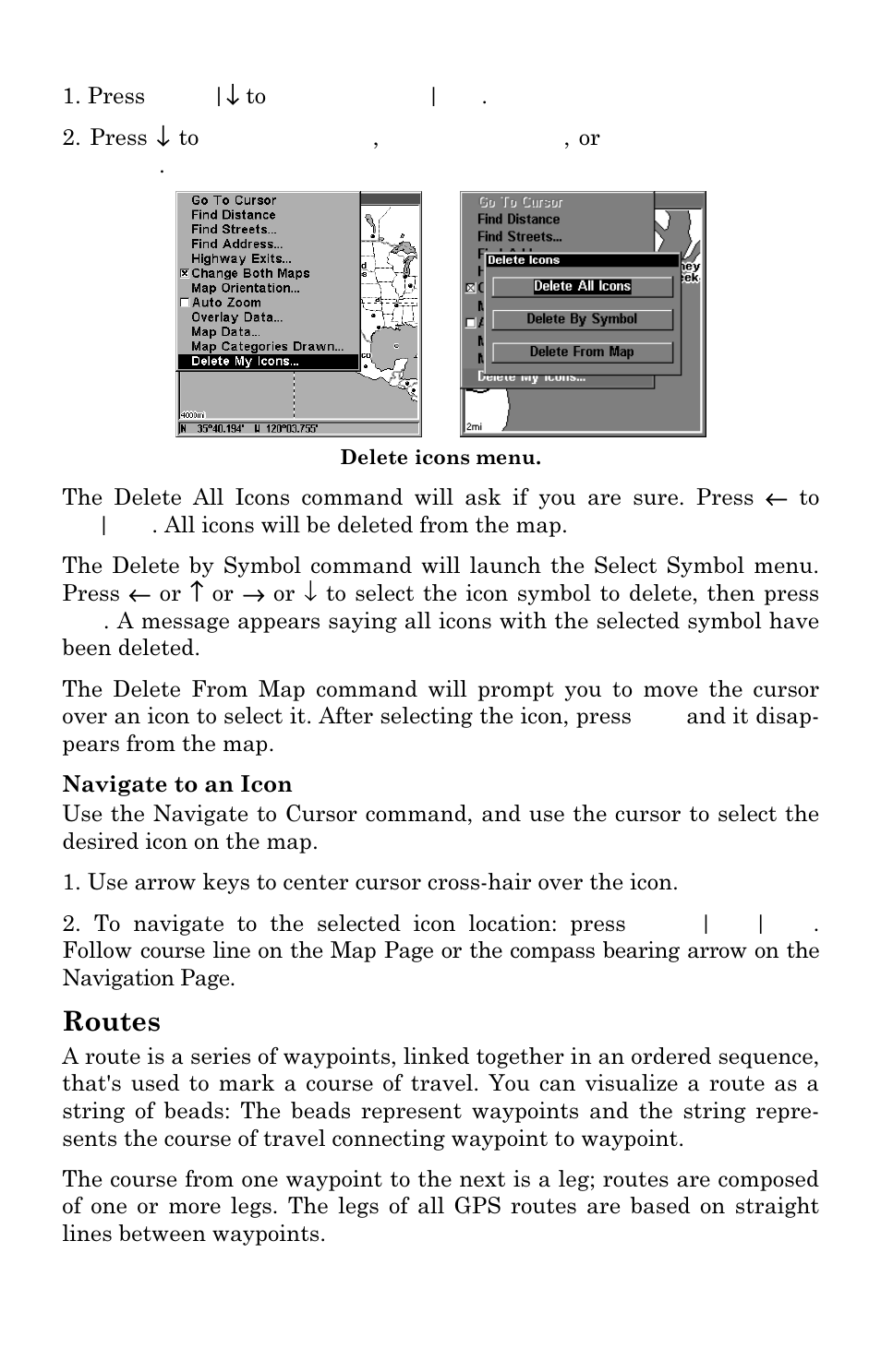 Routes | Eagle Electronics FishElite User Manual | Page 131 / 200