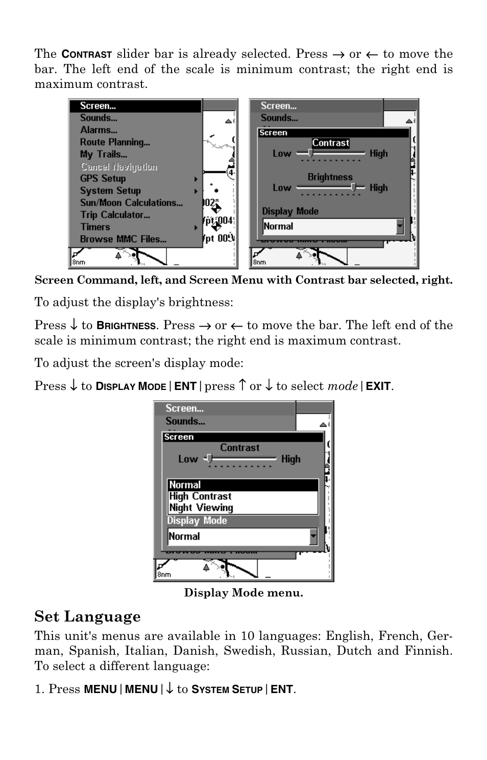 Set language | Eagle Electronics FishElite User Manual | Page 165 / 200