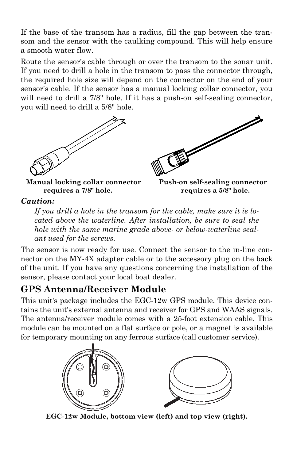 Gps antenna/receiver module | Eagle Electronics FishElite User Manual | Page 38 / 200