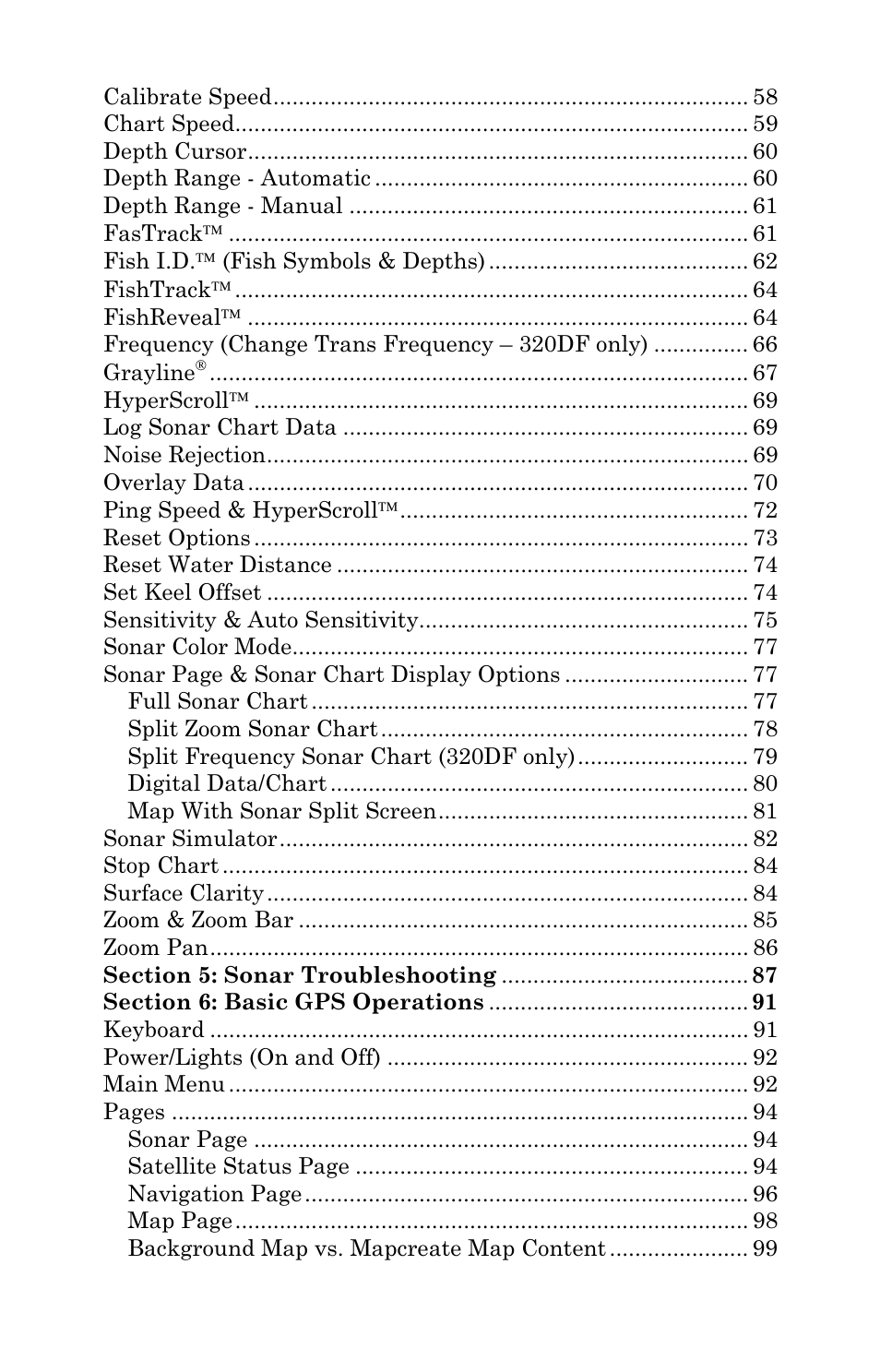 Eagle Electronics FishElite User Manual | Page 4 / 200