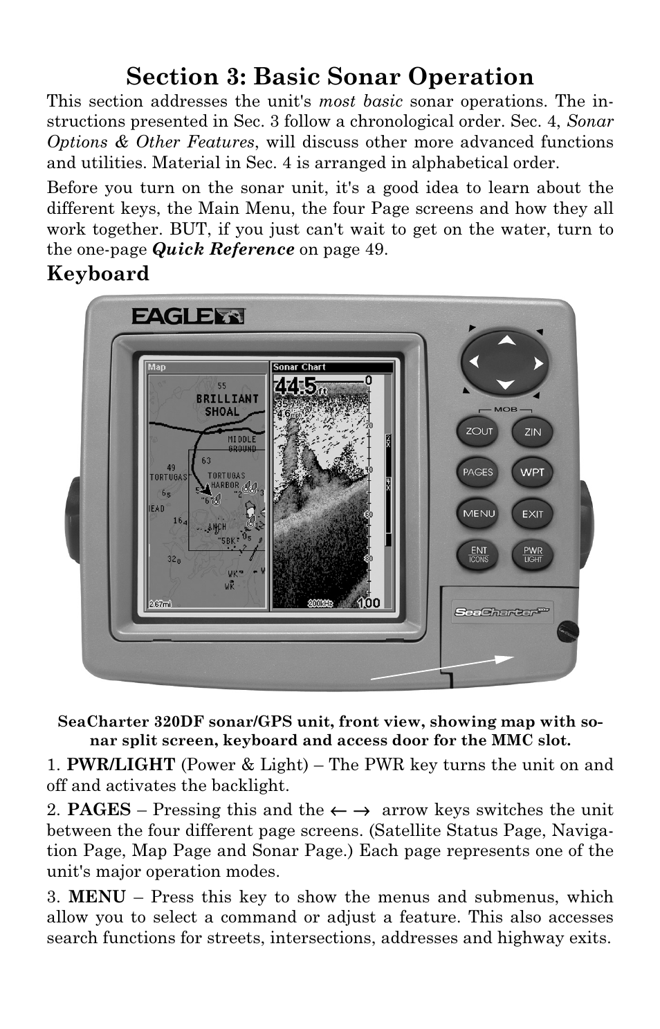 Keyboard | Eagle Electronics FishElite User Manual | Page 49 / 200