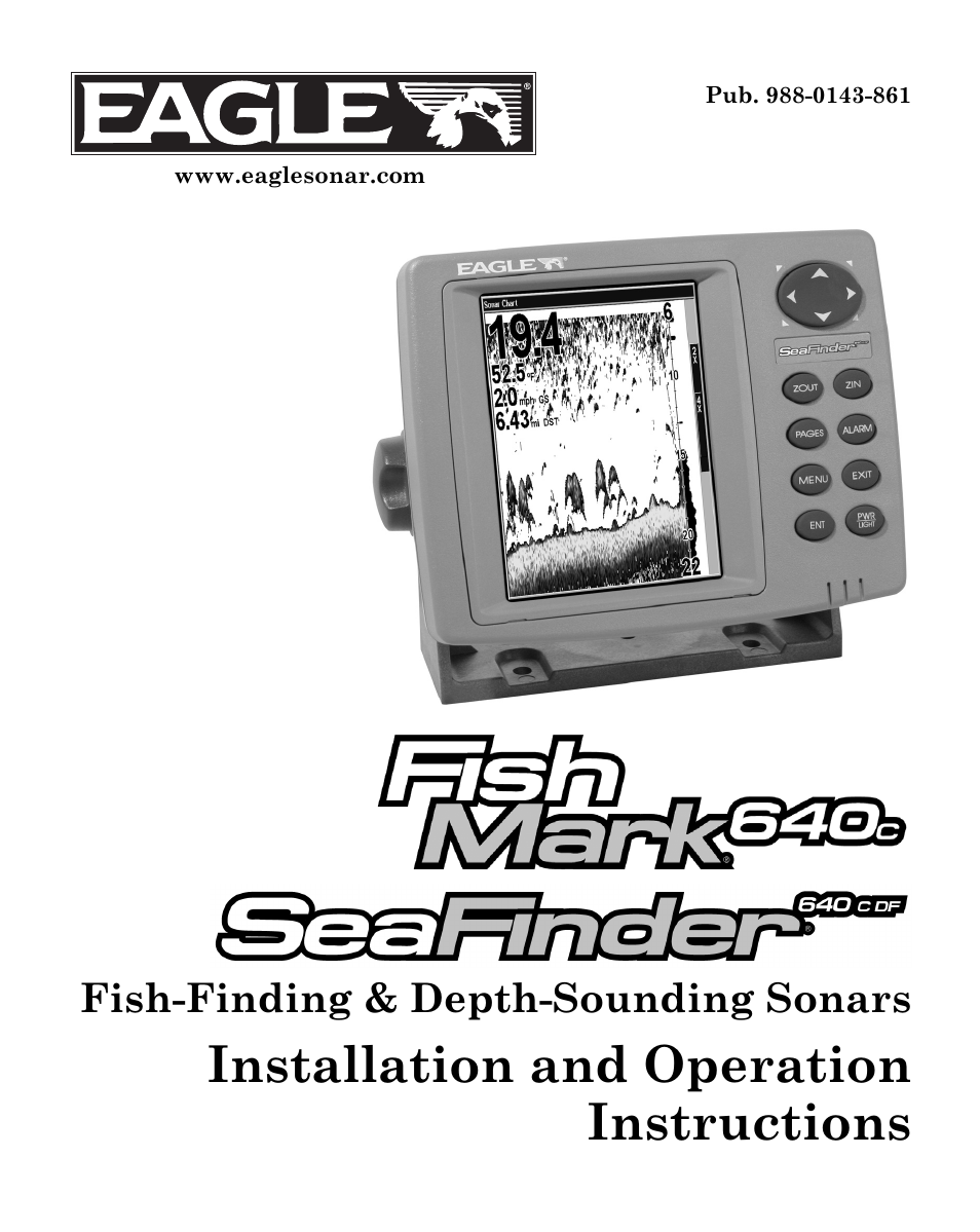 Eagle Electronics FISHMARK 640C User Manual | 108 pages