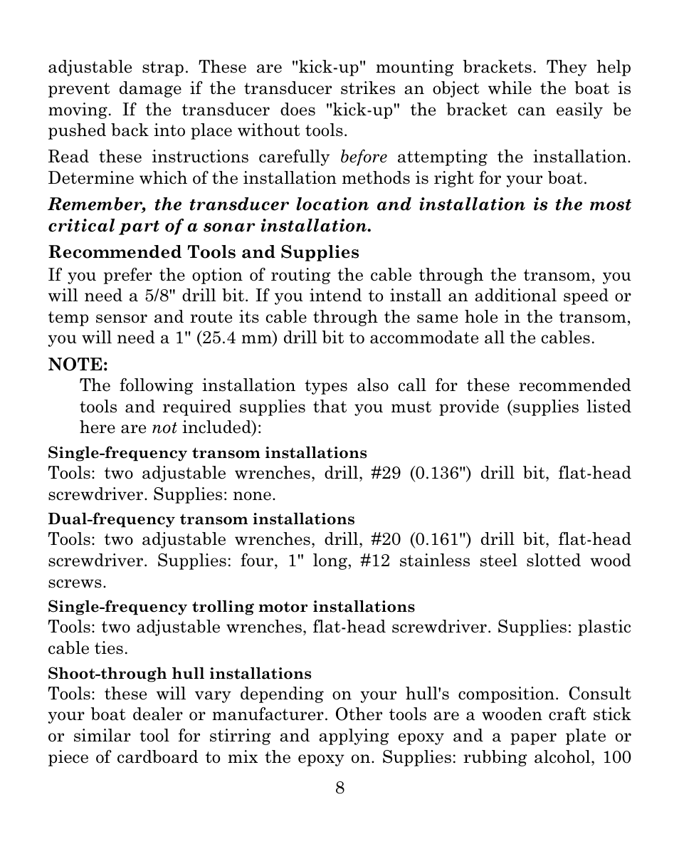 Eagle Electronics FISHMARK 640C User Manual | Page 14 / 108