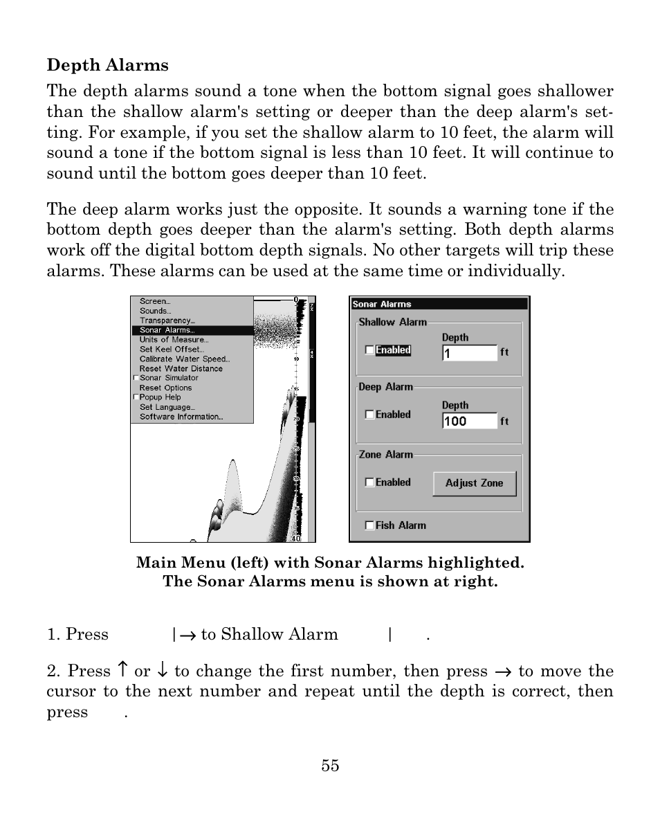 Eagle Electronics FISHMARK 640C User Manual | Page 61 / 108