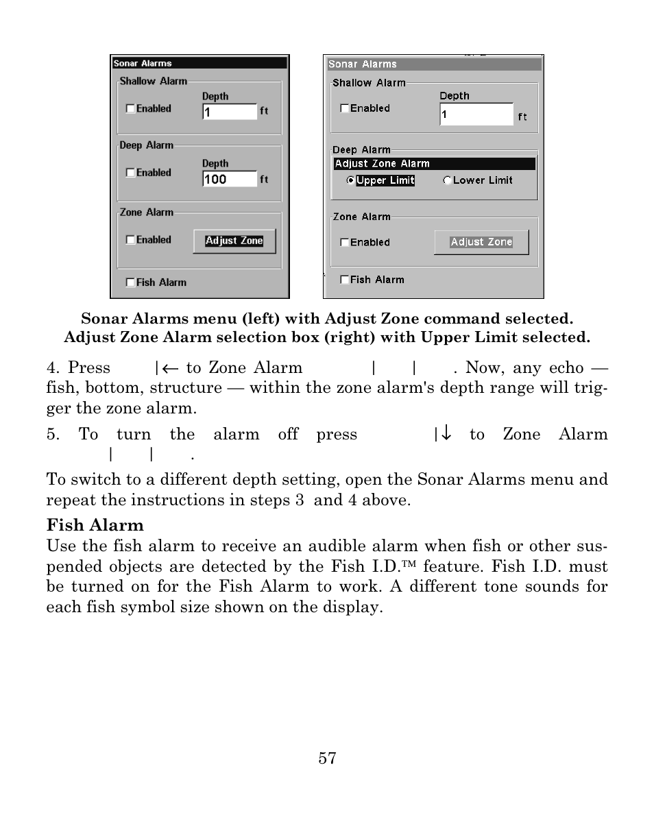 Eagle Electronics FISHMARK 640C User Manual | Page 63 / 108