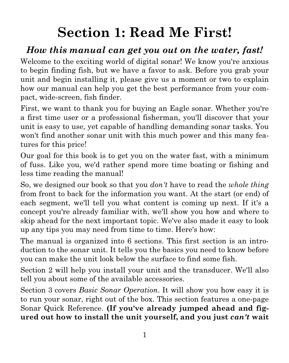 Eagle Electronics FISHMARK 640C User Manual | Page 7 / 108