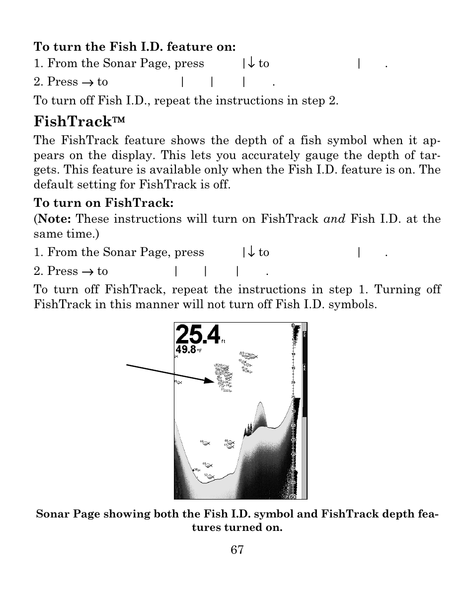Fishtrack | Eagle Electronics FISHMARK 640C User Manual | Page 73 / 108