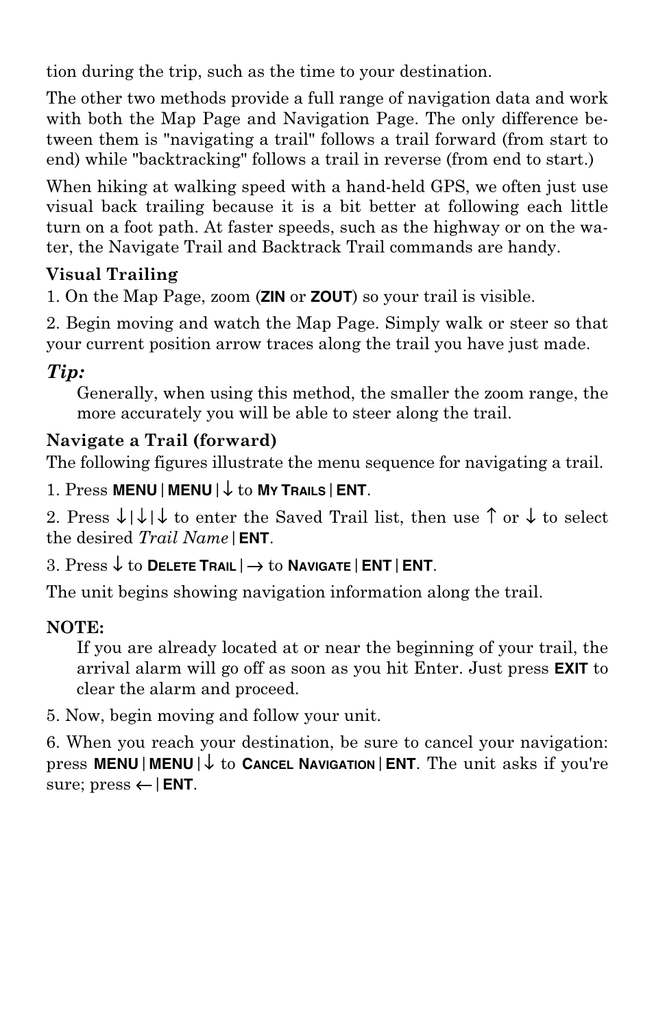 Eagle Electronics 500C User Manual | Page 126 / 204