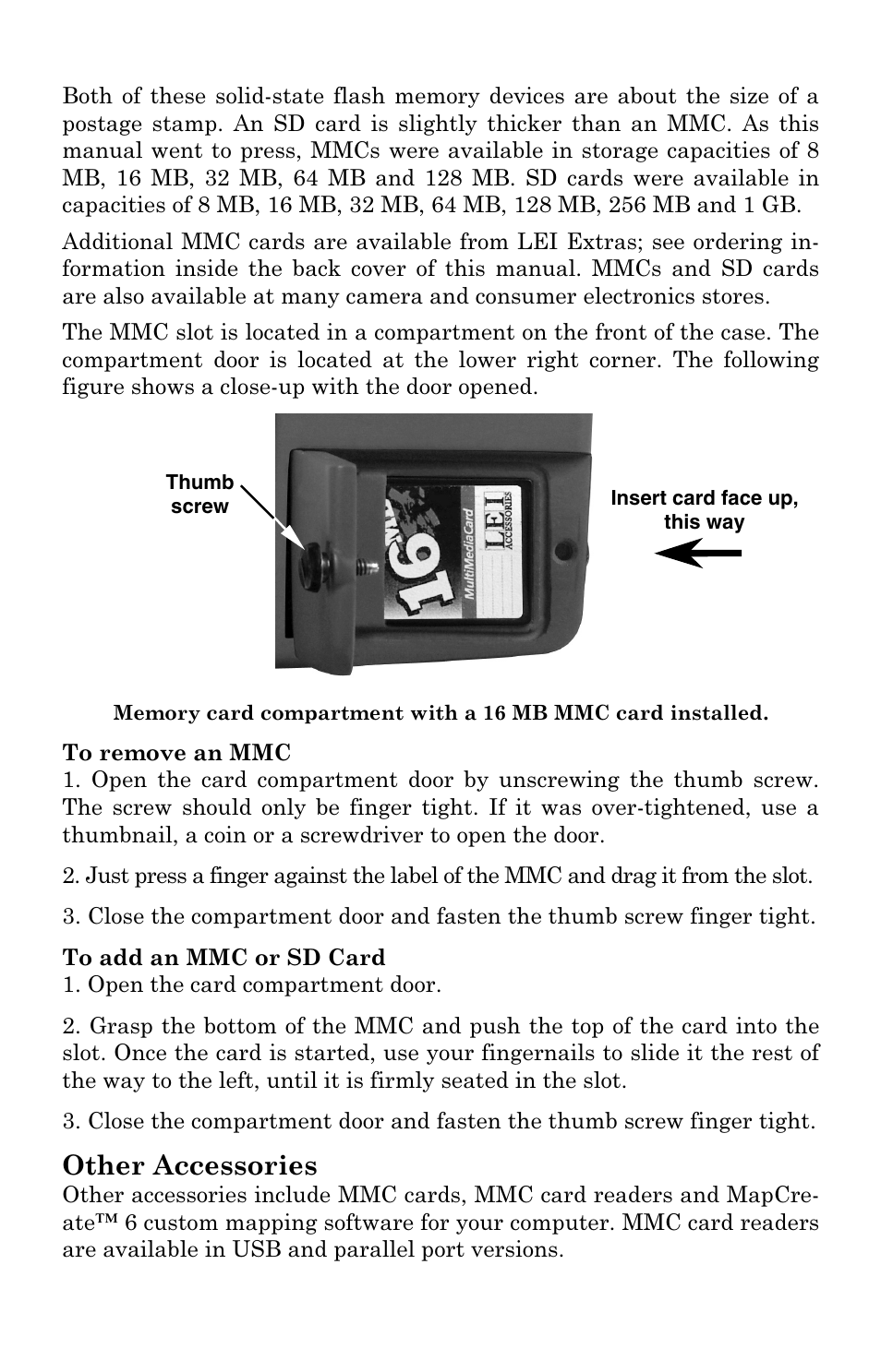 Other accessories | Eagle Electronics 500C User Manual | Page 47 / 204