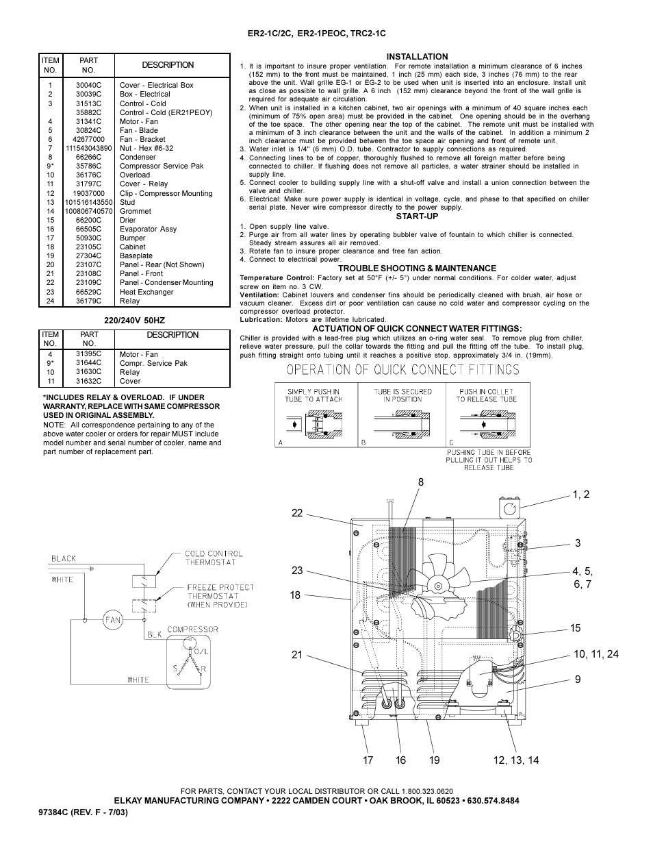 Elkay ER2-1C/2C User Manual | Page 2 / 2