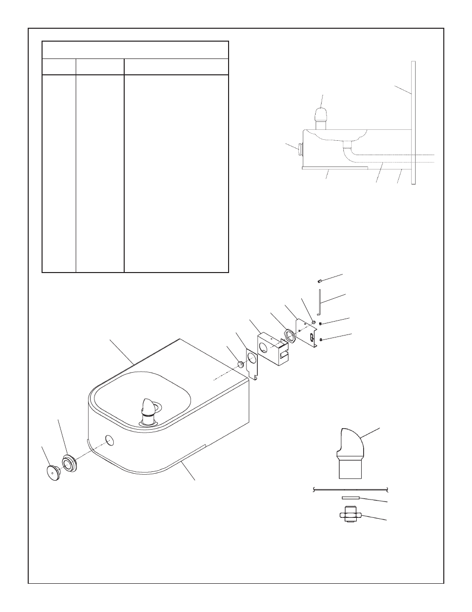 Parts list, Fig. 13 fig. 12, Fig. 14 | Elkay EDFP217FPC User Manual | Page 8 / 8