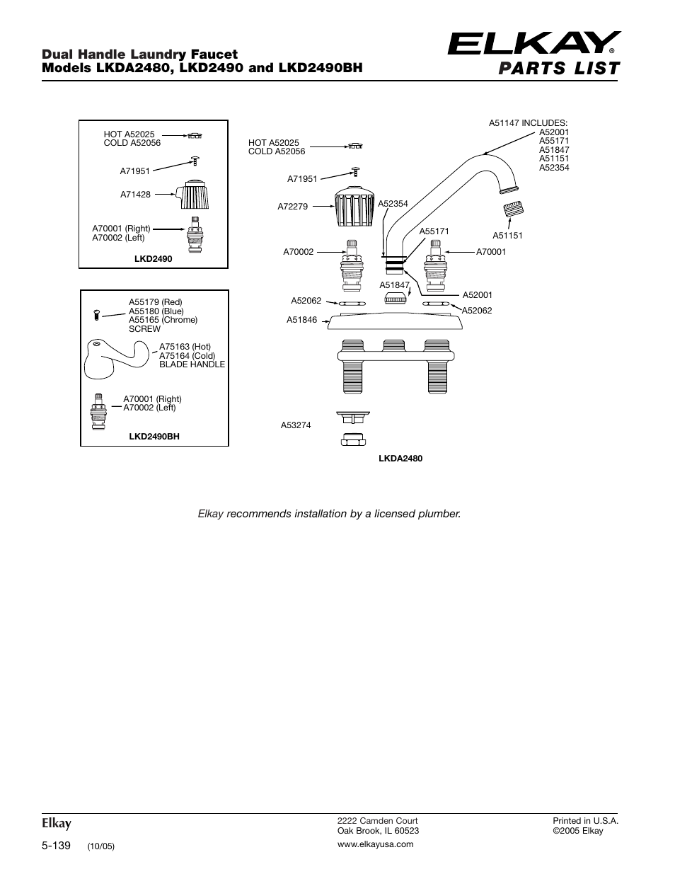 Elkay LKD2490BH User Manual | Page 2 / 2