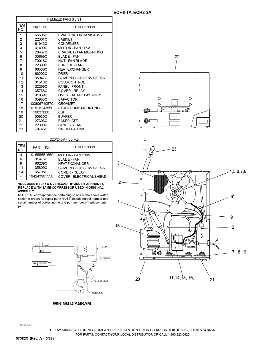 Elkay ECH8-1A User Manual | Page 2 / 2
