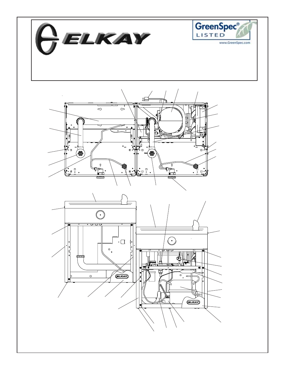 Elkay VRCGRNTL8 Series User Manual | 6 pages