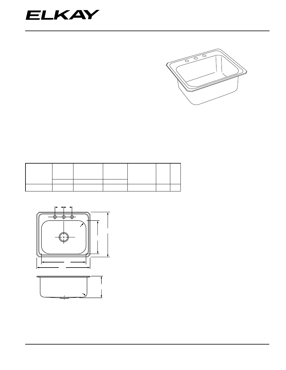 Elkay Celebrity DCR252210 User Manual | 1 page