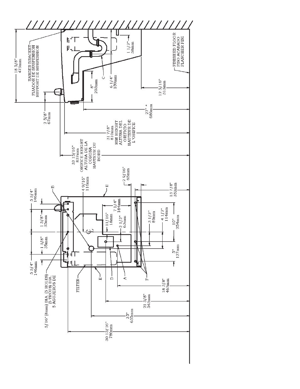 Fig. 2, L)vrcgrn8*1a | Elkay VRCGRN8 Series User Manual | Page 2 / 6