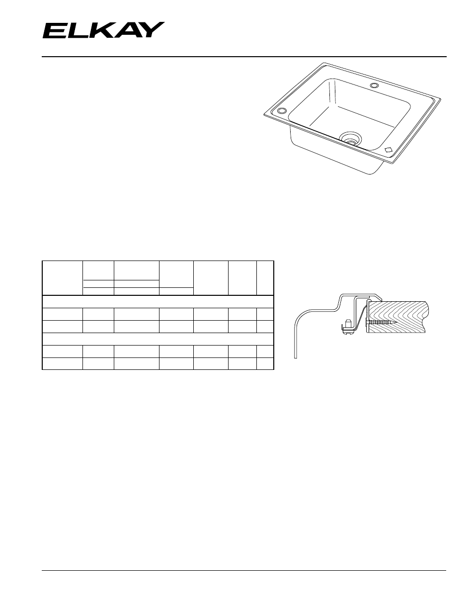 Elkay DRKRQ2822 User Manual | 2 pages