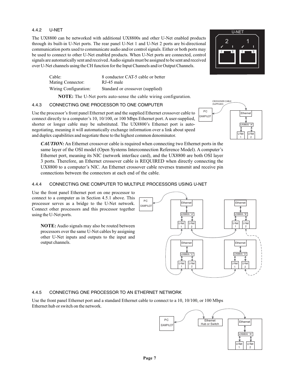 EAW UX8800 User Manual | Page 17 / 40