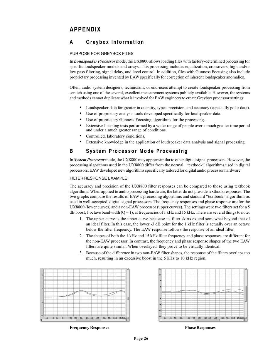 Appendix | EAW UX8800 User Manual | Page 36 / 40