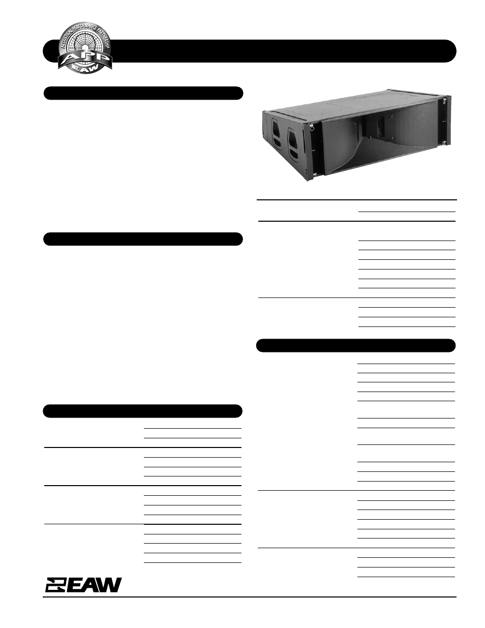 EAW KF761 User Manual | 2 pages