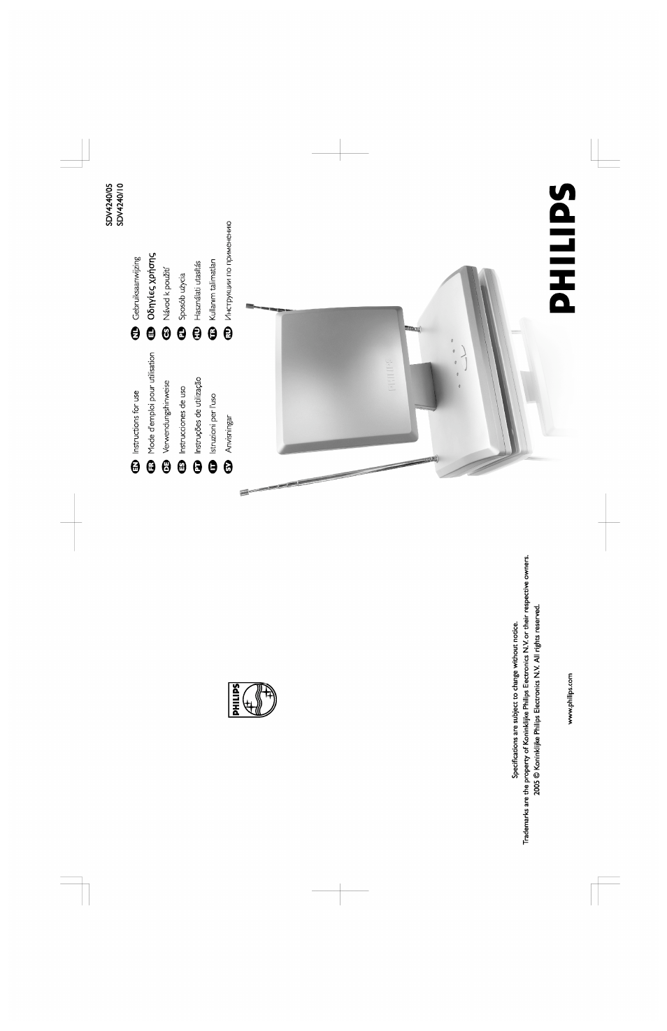 Philips SDV 4240 User Manual | 2 pages