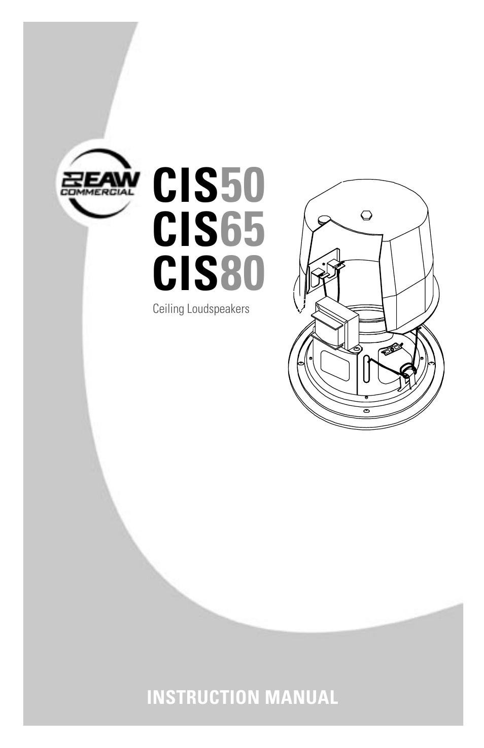 EAW CIS80 User Manual | 8 pages