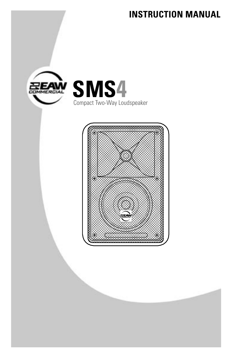 EAW SMS4 User Manual | 8 pages