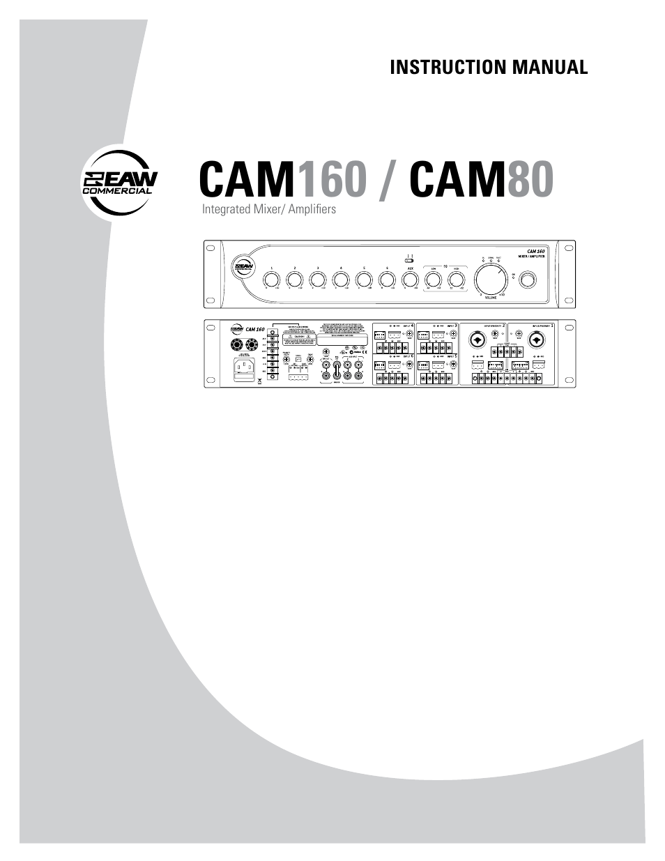 EAW CAM160 User Manual | 16 pages